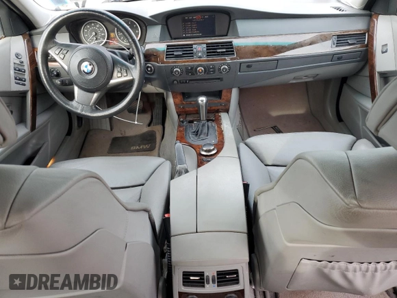 2007 BMW 5 Series 550i with VIN WBANB53507CP06606, listed as a Copart auction lot 50882285 with 127,910 mi miles and Clean Title. Bid and sale history available at DreamBid. Image 8.