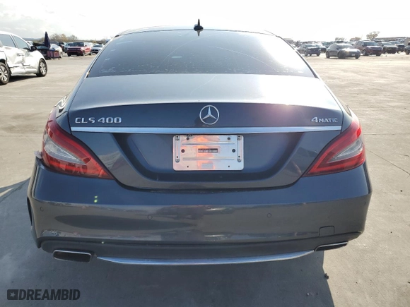 2015 Mercedes-Benz CLS-Class CLS 400 with VIN WDDLJ6HB4FA156599, listed as a Copart auction lot 85143244 with 100,877 mi miles and Clean Title. Bid and sale history available at carsss.com. Image 6.