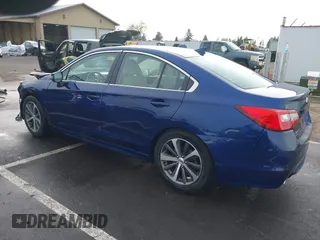 2016 Subaru Legacy 2.5i Limited with VIN 4S3BNAJ64G3042344, listed as a IAAI auction lot 41505405 with 63,427 mi miles. Bid and sale history available at carsss.com. Image 3.