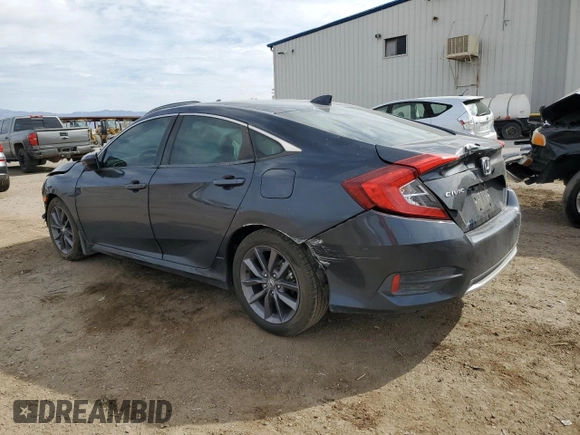 2021 Honda Civic Sedan EX with VIN 19XFC1F32ME013564, listed as a Copart auction lot 50662605 with 25,491 mi miles and Salvage Title. Bid and sale history available at carsss.com. Image 2.