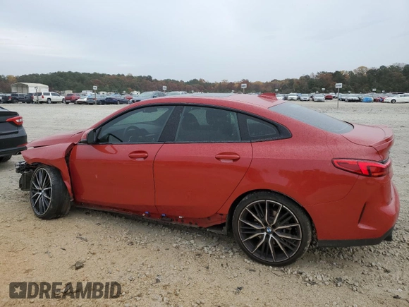 2021 BMW 2 Series 228i xDrive with VIN WBA73AK03M7H38378, listed as a Copart auction lot 75746713 with 9,838 mi miles. Bid and sale history available at carsss.com. Image 2.