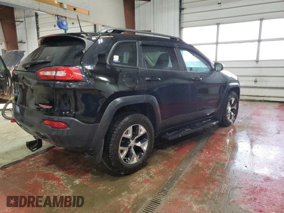 2017 Jeep Cherokee Trailhawk L Plus with VIN 1C4PJMBS9HD218394, listed as a Copart auction lot 49818695 with 73,863 mi miles and Salvage Title. Bid and sale history available at carsss.com. Image 3.