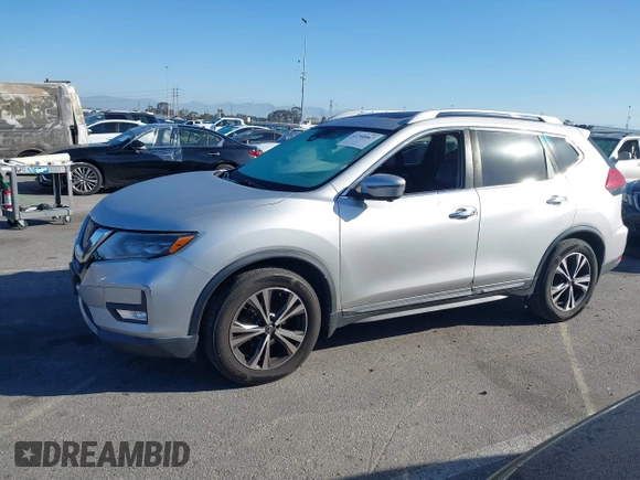2017 Nissan Rogue SV with VIN 5N1AT2MT1HC783914, listed as a IAAI auction lot 41740067 with 109,102 mi miles and . Bid and sale history available at DreamBid. Image 14.