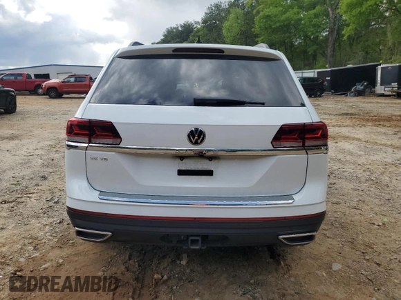 2023 Volkswagen Atlas SE with VIN 1V2WR2CA5PC557834, listed as a Copart auction lot 52765575 with 63,991 mi miles and Salvage title. Bid and sale history available at DreamBid. Image 6.