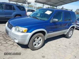 2007 Ford Escape Hybrid with VIN 1FMYU59H07KB79129, listed as a IAAI auction lot 41765085 with 97,723 mi miles and . Bid and sale history available at DreamBid. Image 2.
