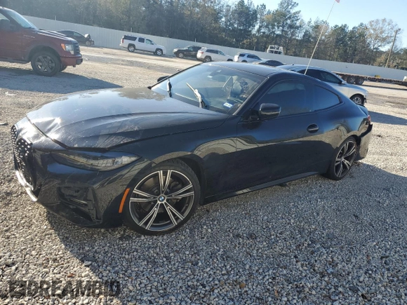 2022 BMW 4 Series 430i z VIN WBA53AP00NCJ31585, wystawiony jako Copart lot #87283084 z przebiegiem 32 464 mil mil oraz Szkoda całkowita • Salvage title. Historia ofert i sprzedaży dostępna na DreamBid. Obrazek 1.