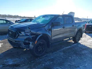 2023 Ford Ranger XL with VIN 1FTER4FH7PLE00470, listed as a IAAI auction lot 41365325 with 23,263 mi miles. Bid and sale history available at carsss.com. Image 2.