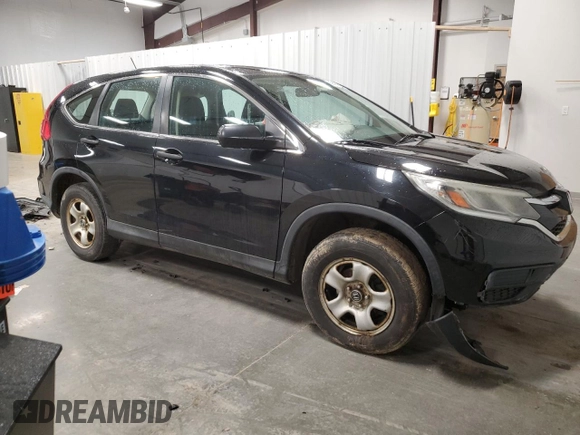 2015 Honda CR-V LX with VIN 2HKRM4H3XFH626927, listed as a Copart auction lot 52138505 with 185,366 mi miles and Salvage Title. Bid and sale history available at DreamBid. Image 4.