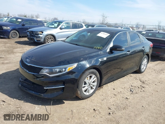 2018 Kia Optima LX with VIN 5XXGT4L32JG249287, listed as a IAAI auction lot 41701434 with 92,390 mi miles and . Bid and sale history available at DreamBid. Image 17.