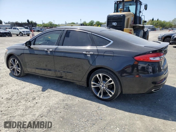 2019 Ford Fusion Titanium with VIN 3FA6P0D94KR205165, listed as a Copart auction lot 51829545 with 119,692 mi miles and Clean Title. Bid and sale history available at carsss.com. Image 2.