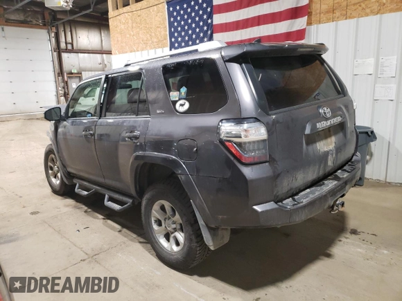 2018 Toyota 4Runner SR5 with VIN JTEBU5JR5J5593670, listed as a Copart auction lot 64429425 with 156,040 mi miles and Salvage title. Bid and sale history available at DreamBid. Image 2.