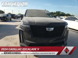 2024 Cadillac Escalade AWD V-Series z VIN 1GYS4HK97RR159978, wystawiony jako Copart lot #61041575 z przebiegiem Nie podano mil oraz Szkoda całkowita • Salvage title. Historia ofert i sprzedaży dostępna na DreamBid. Obrazek 17.