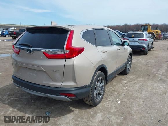 2017 Honda CR-V EX-L with VIN 5J6RW2H85HL058587, listed as a IAAI auction lot 41947746 with 74,980 mi miles. Bid and sale history available at carsss.com. Image 4.