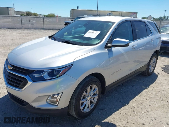 2021 Chevrolet Equinox LT with VIN 3GNAXKEV1MS126504, listed as a IAAI auction lot 41833363 with 76,137 mi miles. Bid and sale history available at carsss.com. Image 18.