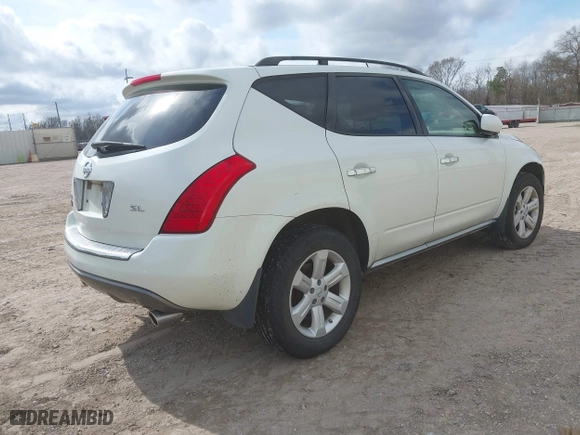 2007 Nissan Murano SL with VIN JN8AZ08T87W519155, listed as a IAAI auction lot 41504877 with 128,093 mi miles. Bid and sale history available at carsss.com. Image 4.