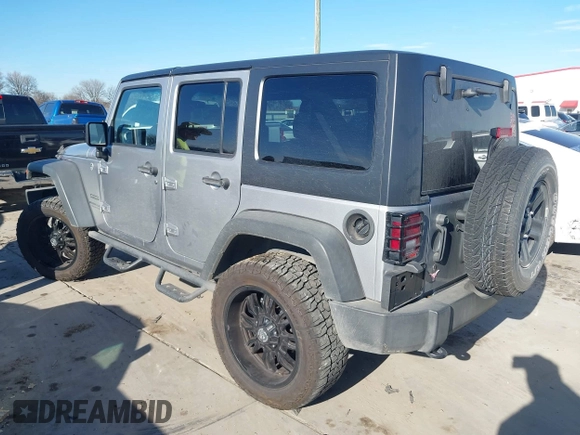 2017 Jeep Wrangler Unlimited Sport with VIN 1C4BJWDG1HL709191, listed as a IAAI auction lot 41360554 with 64,527 mi miles. Bid and sale history available at carsss.com. Image 3.