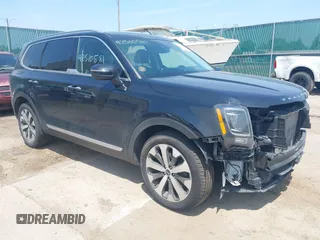 2021 Kia Telluride S with VIN 5XYP64HC9MG177780, listed as a IAAI auction lot 42510581 with 55,900 mi miles and . Bid and sale history available at DreamBid. Image 1.