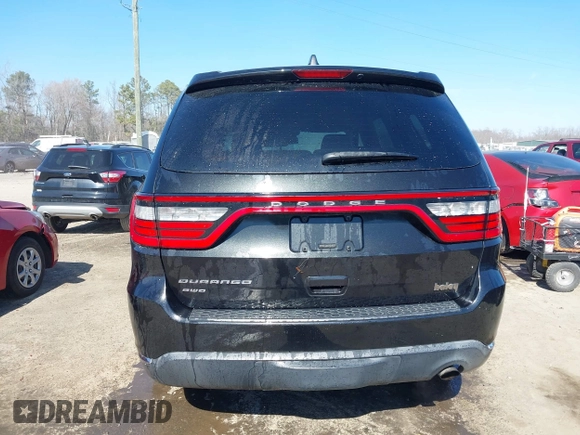 2015 Dodge Durango SXT with VIN 1C4RDJAG3FC695918, listed as a IAAI auction lot 41715629 with 143,460 mi miles and . Bid and sale history available at DreamBid. Image 16.