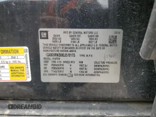 2014 GMC Acadia SLT with VIN 1GKKVRKD9EJ370173, listed as a Copart auction lot 50146945 with Not Provided miles and Salvage Title. Bid and sale history available at DreamBid. Image 14.