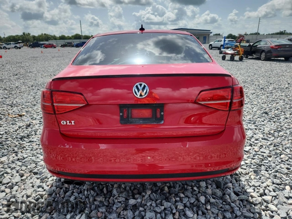 2015 Volkswagen Jetta GLI SEL with VIN 3VW4S7AJ8FM262024, listed as a Copart auction lot 59997405 with 124,276 mi miles and Salvage title. Bid and sale history available at DreamBid. Image 6.