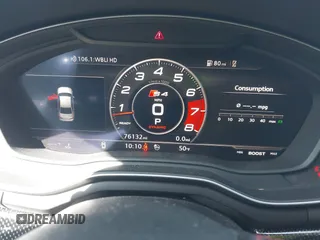 2018 Audi S4 Premium Plus with VIN WAUB4AF47JA097493, listed as a IAAI auction lot 41917665 with 76,132 mi miles. Bid and sale history available at carsss.com. Image 7.