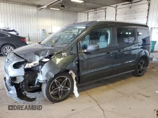 2018 Ford Transit Connect XLT with VIN NM0GE9F71J1365143, listed as a Copart auction lot 40447414 with 156,458 mi miles and . Bid and sale history available at DreamBid. Image 1.
