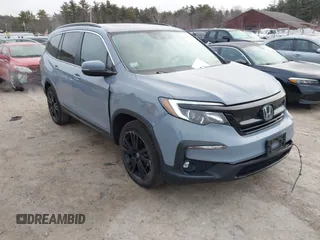 2022 Honda Pilot Special Edition with VIN 5FNYF6H22NB063328, listed as a IAAI auction lot 41773094 with 40,219 mi miles and . Bid and sale history available at carsss.com. Image 1.