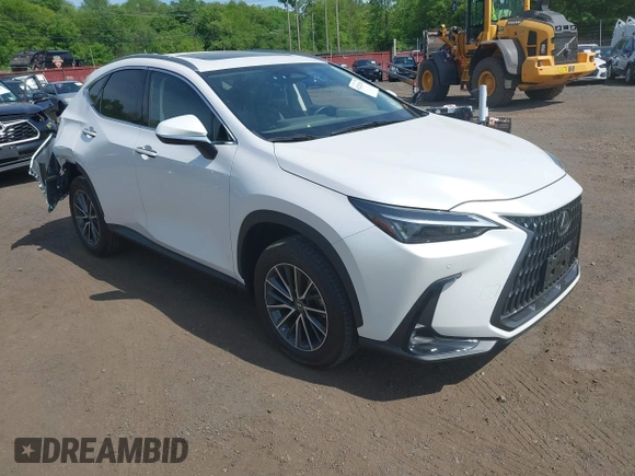 2023 Lexus NX 350 Premium with VIN JTJGGCEZ1P5005429, listed as a IAAI auction lot 42221326 with 15,859 mi miles and . Bid and sale history available at DreamBid. Image 1.