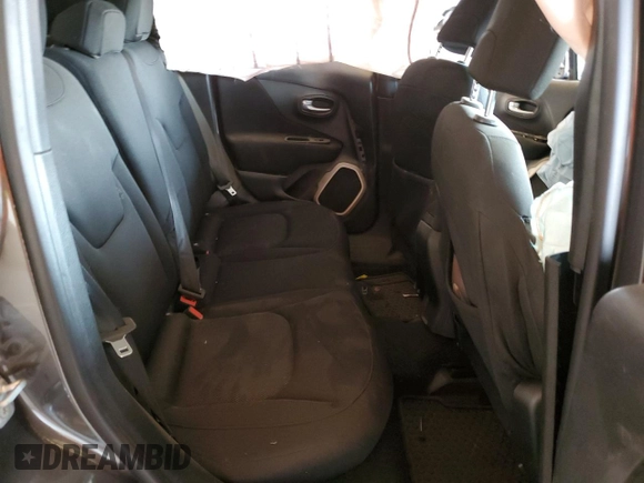 2017 Jeep Renegade Altitude with VIN ZACCJABB8HPG36797, listed as a Copart auction lot 57436575 with Not provided miles and Salvage title. Bid and sale history available at DreamBid. Image 10.