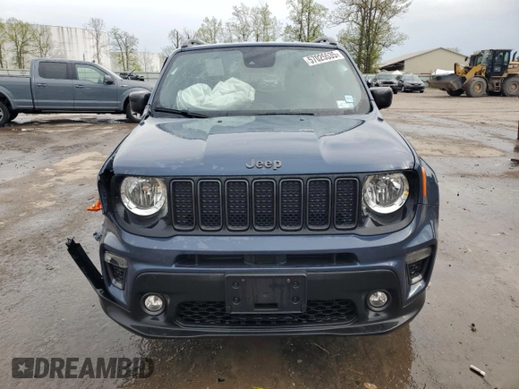 2021 Jeep Renegade Latitude with VIN ZACNJDBB6MPN30754, listed as a Copart auction lot 57025535 with 16,133 mi miles and Salvage title. Bid and sale history available at DreamBid. Image 5.