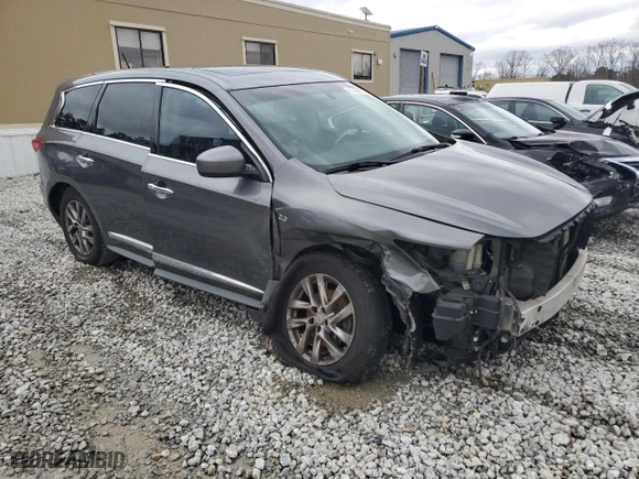 2015 Infiniti QX60 with VIN 5N1AL0MN2FC503047, listed as a Copart auction lot 87398294 with NaN miles and Salvage Title. Bid and sale history available at carsss.com. Image 4.