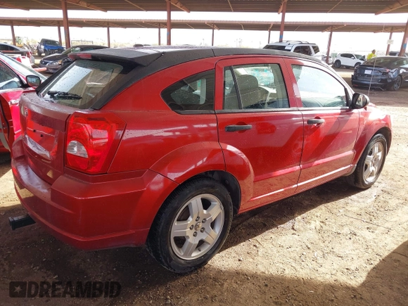 2008 Dodge Caliber SE with VIN 1B3HB28C98D677304, listed as a IAAI auction lot 41693410 with 162,676 mi miles. Bid and sale history available at carsss.com. Image 4.