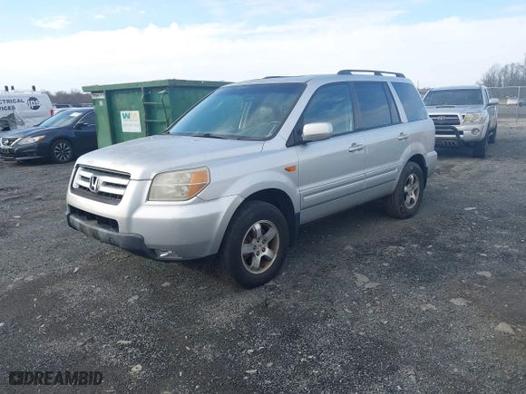 2008 Honda Pilot EX-L with VIN 5FNYF18798B051227, listed as a IAAI auction lot 41593993 with 190,783 mi miles. Bid and sale history available at carsss.com. Image 2.