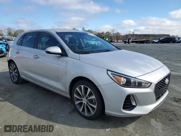 2018 Hyundai Elantra GT GL with VIN KMHH35LE6JU026557, listed as a Copart auction lot 80150284 with 50,295 mi miles and Salvage Title. Bid and sale history available at carsss.com. Image 4.