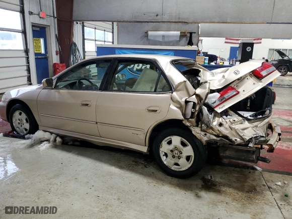 2001 Honda Accord Sdn EX w/Leather with VIN 1HGCG165X1A071530, listed as a Copart auction lot 45350525 with 0 mi miles and Salvage Title. Bid and sale history available at carsss.com. Image 2.