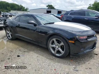 2014 Chevrolet Camaro LT with VIN 2G1FC1E38E9181073, listed as a Copart auction lot 64221745 with 107,906 mi miles and Salvage title. Bid and sale history available at DreamBid. Image 4.