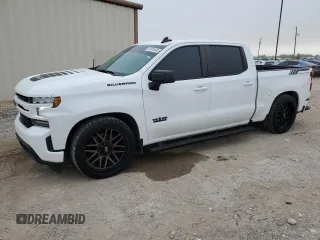 2021 Chevrolet Silverado 1500 RST with VIN 1GCPWDED3MZ129268, listed as a Copart auction lot 52004505 with 75,090 mi miles and Clean Title. Bid and sale history available at DreamBid. Image 1.