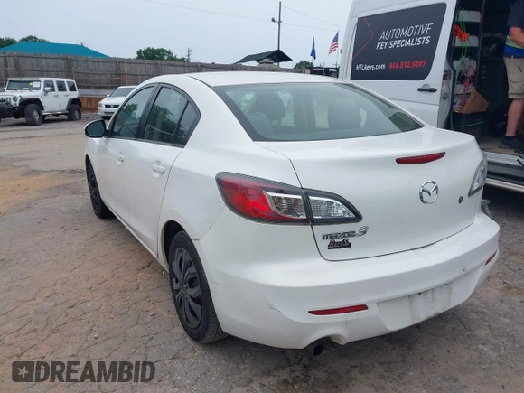 2013 Mazda 3 i SV with VIN JM1BL1TF8D1723813, listed as a IAAI auction lot 42213337 with 186,197 mi miles and . Bid and sale history available at DreamBid. Image 3.