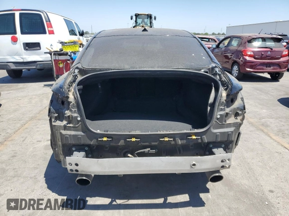 2017 Infiniti Q50 Premium with VIN JN1EV7APXHM741985, listed as a Copart auction lot 61500525 with Not provided miles and Salvage title. Bid and sale history available at DreamBid. Image 6.