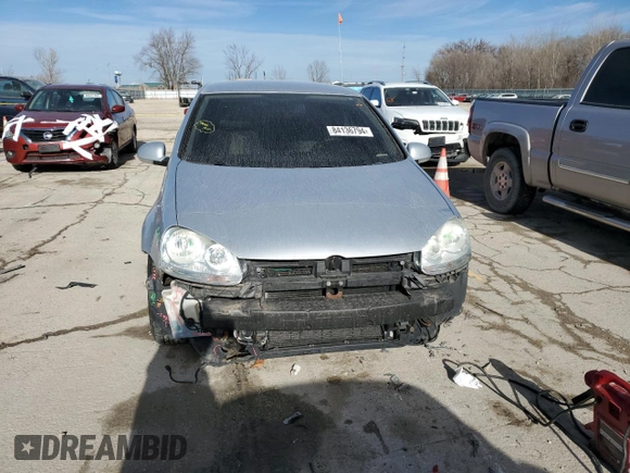 2009 Volkswagen Rabbit S с VIN WVWBA71K29W033350, выставлен на аукционе Copart как лот 84136794 с пробегом 157 632 миль миль и Списание • Salvage title. История ставок и продаж доступна на DreamBid. Изображение 5.