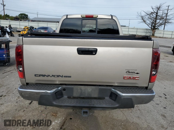 2008 GMC Canyon SLE2 with VIN 1GTDT43EX88217690, listed as a Copart auction lot 69955344 with 0 mi miles and Salvage Title. Bid and sale history available at carsss.com. Image 6.