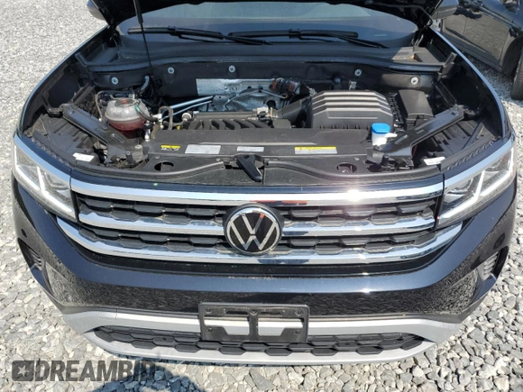 2023 Volkswagen Atlas SEL with VIN 1V2BE2CA1PC216733, listed as a Copart auction lot 59392255 with 28,011 mi miles and Salvage title. Bid and sale history available at DreamBid. Image 12.