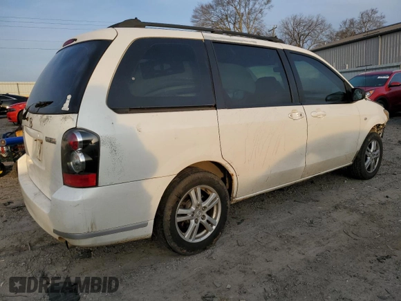 2005 Mazda MPV LX with VIN JM3LW28A650533148, listed as a Copart auction lot 48744635 with 306,928 mi miles and Salvage Title. Bid and sale history available at carsss.com. Image 3.
