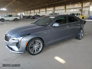 2020 Cadillac CT4 Premium Luxury with VIN 1G6DB5RK7L0141118, listed as a Copart auction lot 65112924 with 27,440 mi miles and Salvage Title. Bid and sale history available at carsss.com. Image 1.
