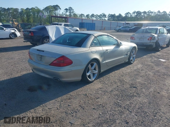 2003 Mercedes-Benz SL 500 with VIN WDBSK75F53F010905, listed as a IAAI auction lot 41998993 with Not provided miles and . Bid and sale history available at DreamBid. Image 4.