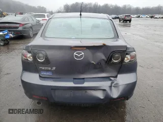 2008 Mazda 3 i Sport with VIN JM1BK12F981786106, listed as a Copart auction lot 85446424 with 200,362 mi miles and Salvage Title. Bid and sale history available at DreamBid. Image 6.