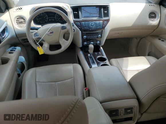 2015 Nissan Pathfinder SL with VIN 5N1AR2MN4FC641165, listed as a Copart auction lot 58033095 with 126,494 mi miles and Salvage title. Bid and sale history available at DreamBid. Image 8.