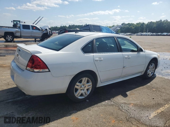 2013 Chevrolet Impala LT with VIN 2G1WG5E35D1136973, listed as a Copart auction lot 53950725 with 121,026 mi miles and Salvage Title. Bid and sale history available at DreamBid. Image 3.