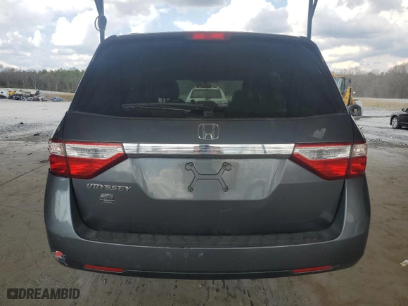 2012 Honda Odyssey LX with VIN 5FNRL5H27CB114813, listed as a Copart auction lot 48942345 with 204,061 mi miles and Salvage Title. Bid and sale history available at carsss.com. Image 6.