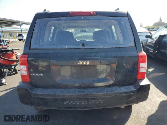 2010 Jeep Patriot Sport with VIN 1J4NF2GB9AD518345, listed as a Copart auction lot 52528755 with 175,193 mi miles and Salvage Title. Bid and sale history available at carsss.com. Image 6.